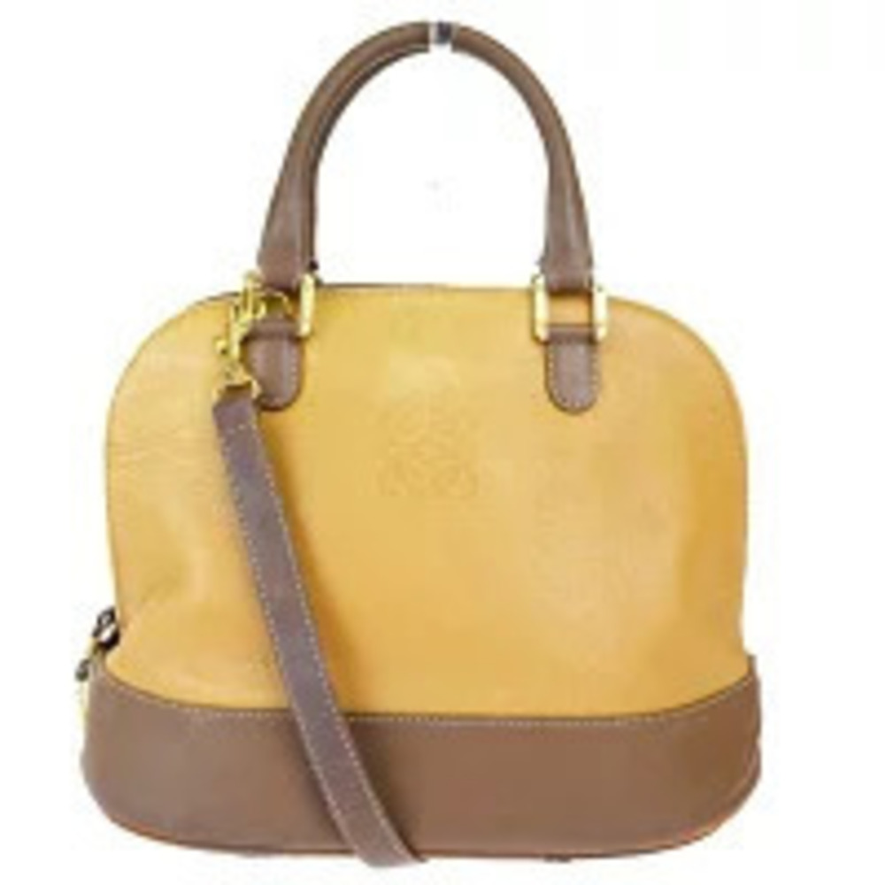 Loewe Leather Handbag Brown